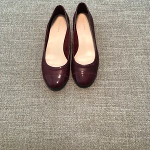 Cole Haan maroon wedges